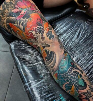 khám phá vẻ đẹp độc đáo của mẫu tattoo cá chép