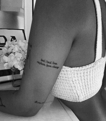 Top 444+ hình xăm chữ tiếng anh hot nhất hiện nay - Genztattoo