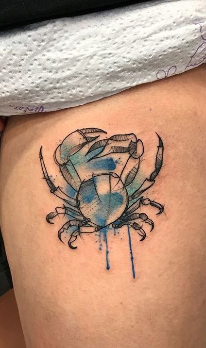 Top 99+ hình xăm con cua siêu nét và chất lừ cho anh em - Genztattoo