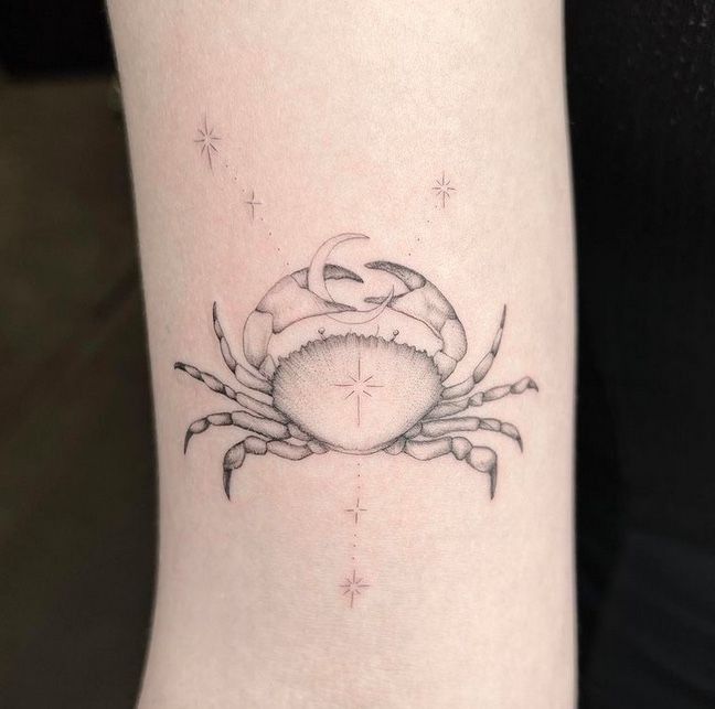 Top 99+ hình xăm con cua siêu nét và chất lừ cho anh em - Genztattoo