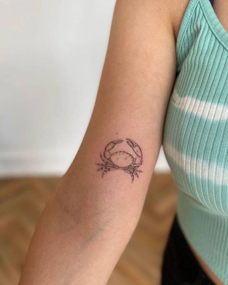 Top 99+ hình xăm con cua siêu nét và chất lừ cho anh em - Genztattoo