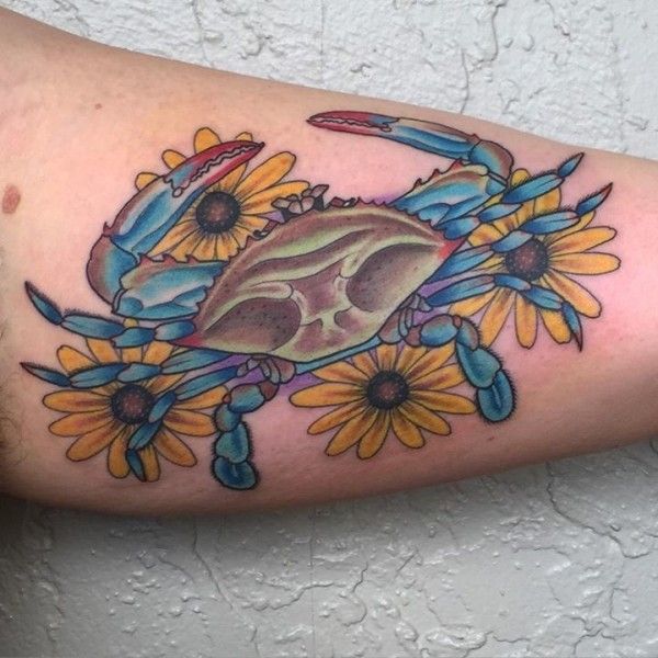 Top 99+ hình xăm con cua siêu nét và chất lừ cho anh em - Genztattoo