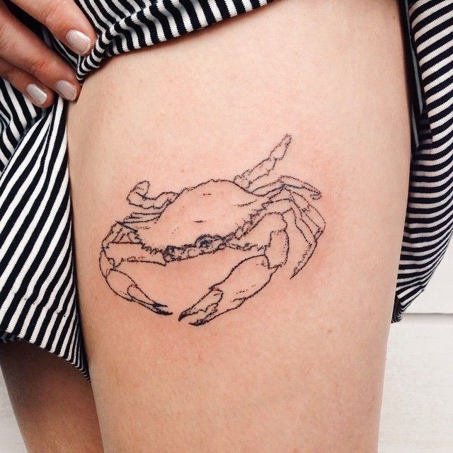 Top 99+ hình xăm con cua siêu nét và chất lừ cho anh em - Genztattoo