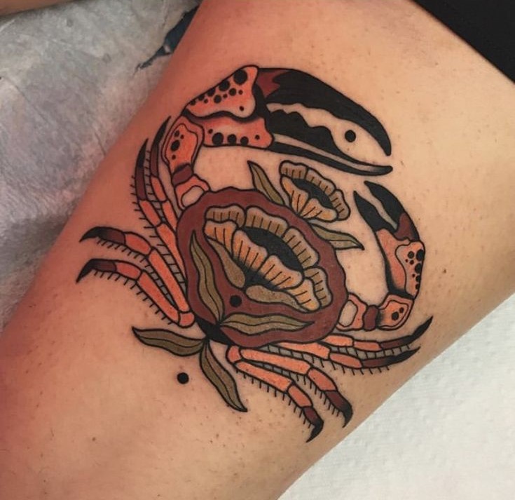 Top 99+ hình xăm con cua siêu nét và chất lừ cho anh em - Genztattoo
