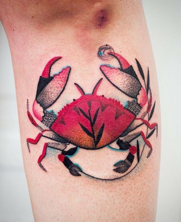 Top 99+ hình xăm con cua siêu nét và chất lừ cho anh em - Genztattoo