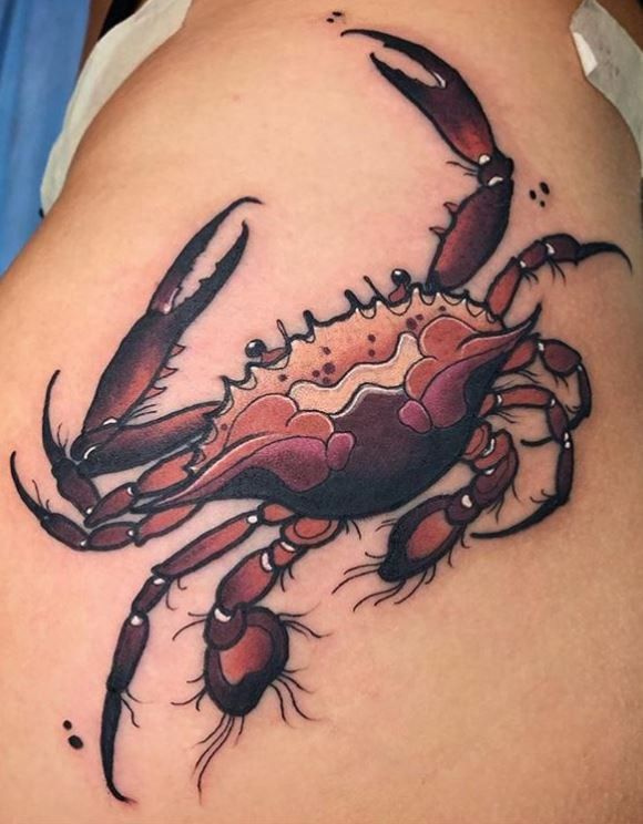 Top 99+ hình xăm con cua siêu nét và chất lừ cho anh em - Genztattoo