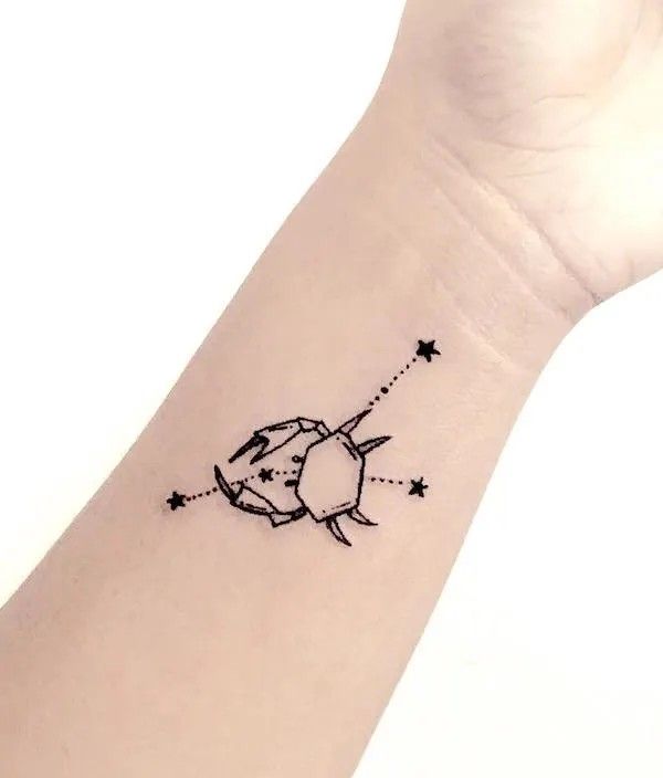 Top 99+ hình xăm con cua siêu nét và chất lừ cho anh em - Genztattoo