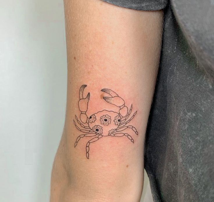 Top 99+ hình xăm con cua siêu nét và chất lừ cho anh em - Genztattoo