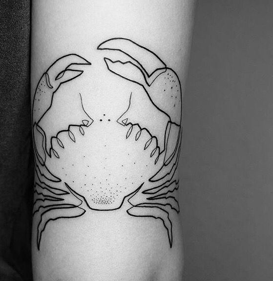 Top 99+ hình xăm con cua siêu nét và chất lừ cho anh em - Genztattoo