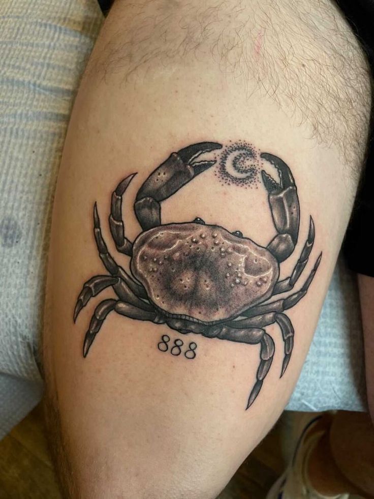 Top 99+ hình xăm con cua siêu nét và chất lừ cho anh em - Genztattoo