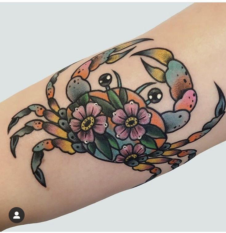 Top 99+ hình xăm con cua siêu nét và chất lừ cho anh em - Genztattoo