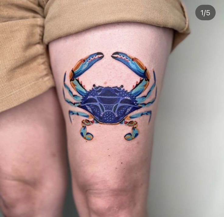 Top 99+ hình xăm con cua siêu nét và chất lừ cho anh em - Genztattoo