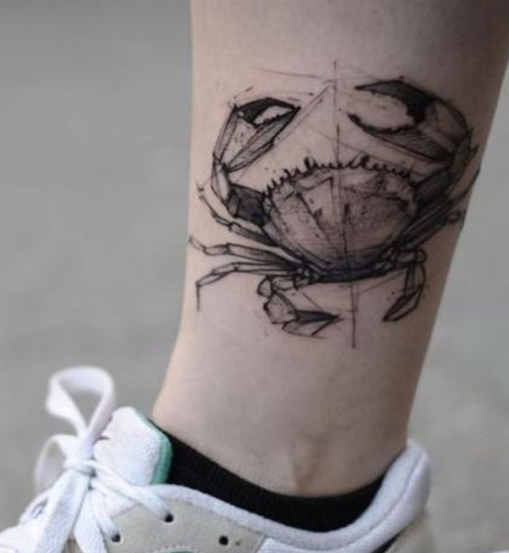 Top 99+ hình xăm con cua siêu nét và chất lừ cho anh em - Genztattoo