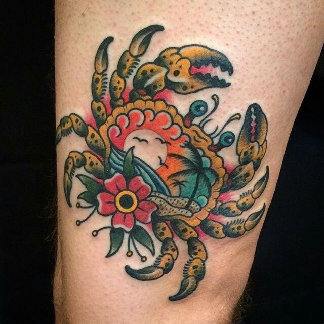 Top 99+ hình xăm con cua siêu nét và chất lừ cho anh em - Genztattoo