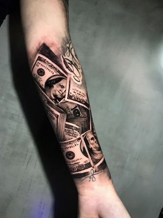 hình xăm đồng dollar ý nghĩa