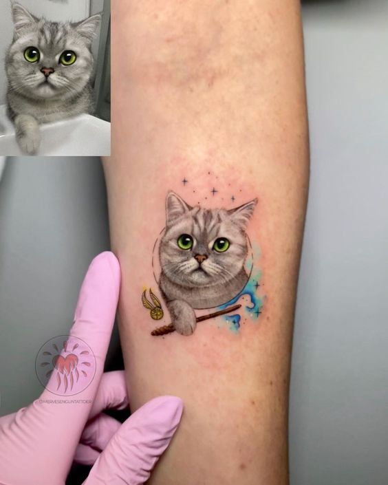 Hình xăm mini dễ thương cho nữ hình xăm mini tuổi mão cute cho nữ