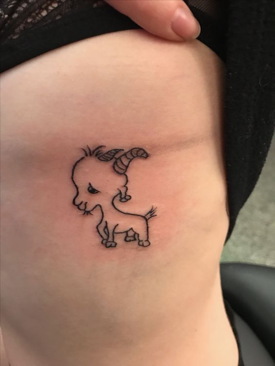 hình xăm tuổi mùi phong cách hoạt hình tattoo tuổi mùi phong cách hoạt hình