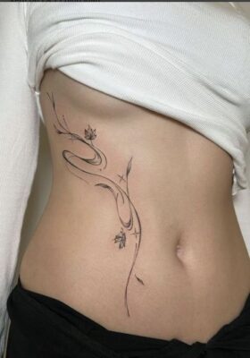 hình xăm hông đẹp cho phụ nữ Top 888+ hình xăm bên hông siêu cuốn hút - Genztattoo