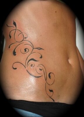 thiết kế hình xăm bên hông mới cho phụ nữ Top 888+ hình xăm bên hông siêu cuốn hút - Genztattoo