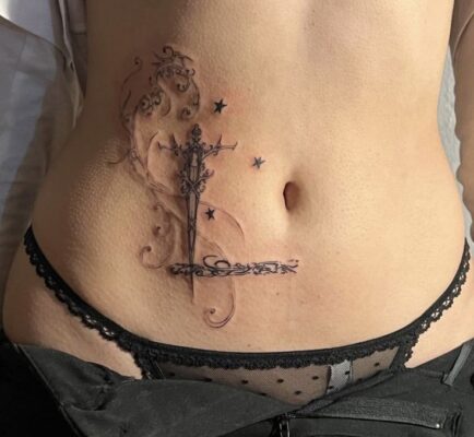 Mềm mại và tinh tế cho thiết kế bên hông Top 888+ hình xăm bên hông siêu cuốn hút - Genztattoo