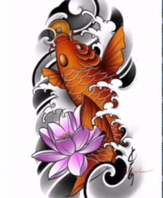 Top 99+ mẫu hình xăm cá chép ngậm đồng tiền đẹp - Genztattoo