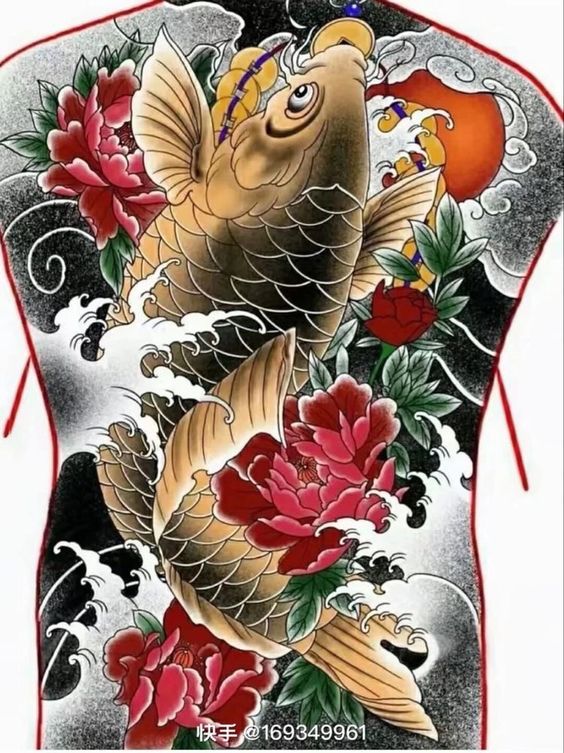 Top 99+ mẫu hình xăm cá chép ngậm đồng tiền đẹp - Genztattoo