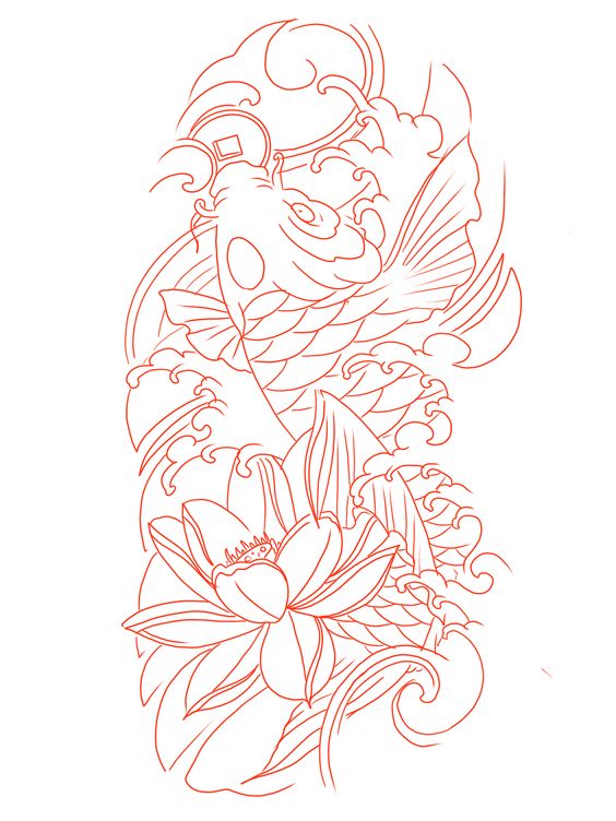 Top 99+ mẫu hình xăm cá chép ngậm đồng tiền đẹp - Genztattoo
