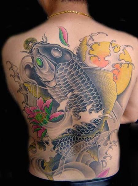 Top 99+ mẫu hình xăm cá chép ngậm đồng tiền đẹp - Genztattoo