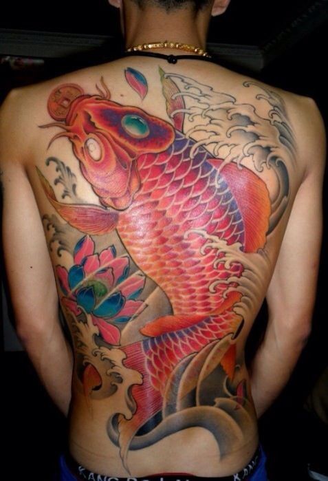 Top 99+ mẫu hình xăm cá chép ngậm đồng tiền đẹp - Genztattoo