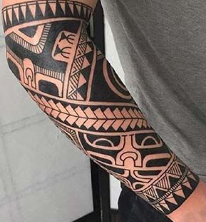 Hình xăm tay phong cách bộ lạc Top 400+ hình xăm cẳng tay cho nam nữ được chọn lọc - Genztattoo