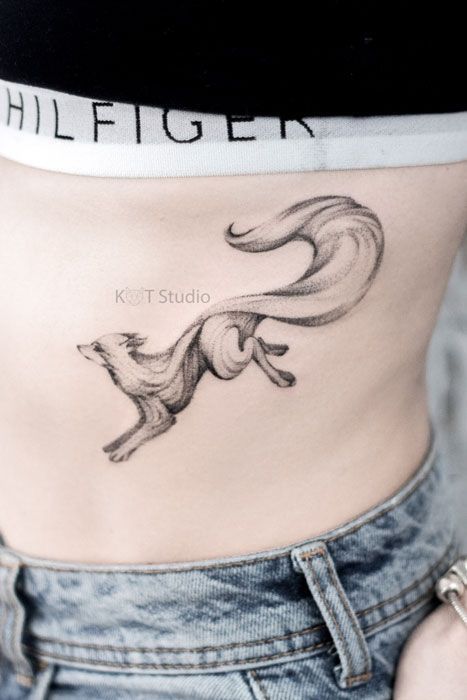 99+ hình xăm cáo mini chọn lọc đẹp nhất  - Genztattoo