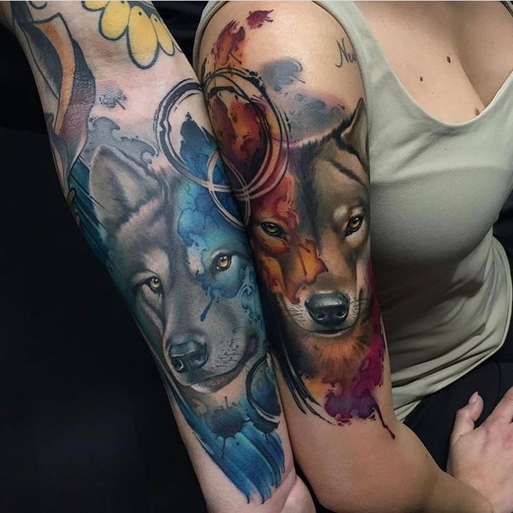 Tổng hợp 555+ hình xăm chó sói cực chiến cho anh em - Genztattoo