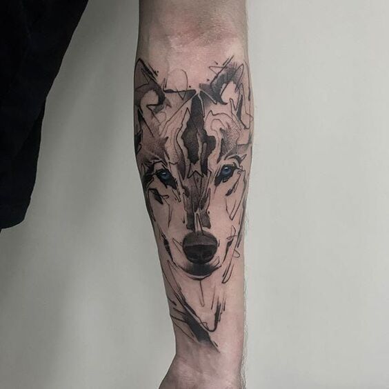 Tổng hợp 555+ hình xăm chó sói cực chiến cho anh em - Genztattoo
