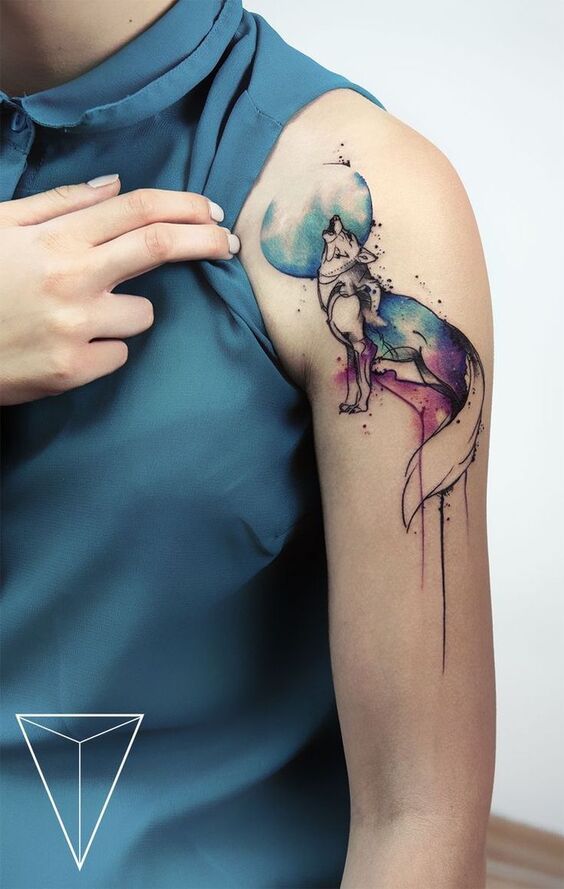 Tổng hợp 555+ hình xăm chó sói cực chiến cho anh em - Genztattoo