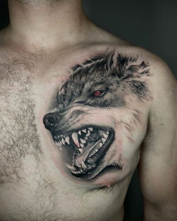 Tổng hợp 555+ hình xăm chó sói cực chiến cho anh em - Genztattoo