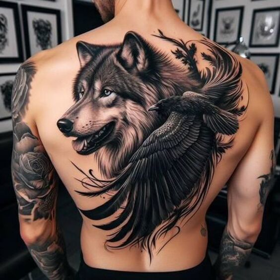 Tổng hợp 555+ hình xăm chó sói cực chiến cho anh em - Genztattoo
