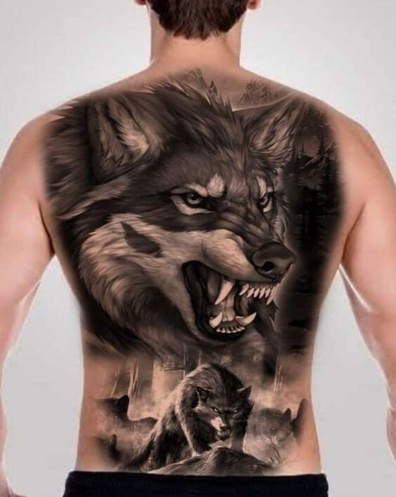Tổng hợp 555+ hình xăm chó sói cực chiến cho anh em - Genztattoo