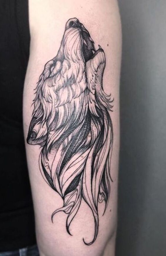 Tổng hợp 555+ hình xăm chó sói cực chiến cho anh em - Genztattoo