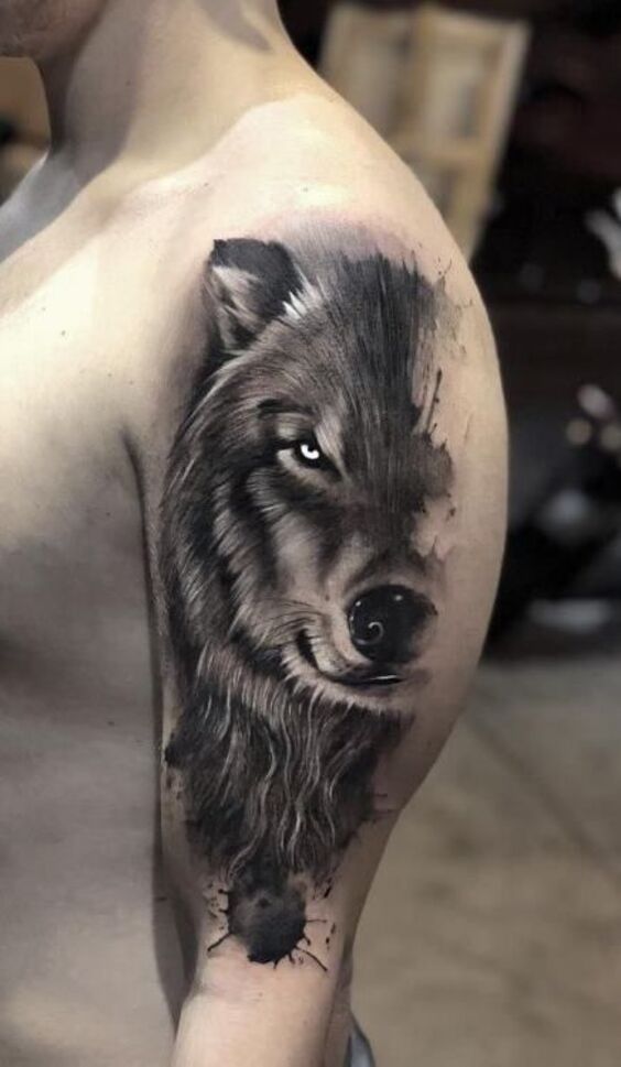 Tổng hợp 555+ hình xăm chó sói cực chiến cho anh em - Genztattoo