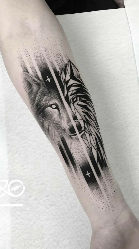 Tổng hợp 555+ hình xăm chó sói cực chiến cho anh em - Genztattoo
