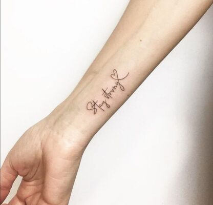 Mẫu xăm chữ đơn giản ở cánh tay Gợi ý 555+ hình xăm chữ đơn giản nhưng ấn tượng - Genztattoo