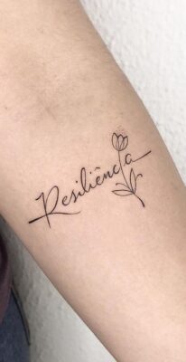 mẫu tattoo chữ được phái nữ ưa chuộng