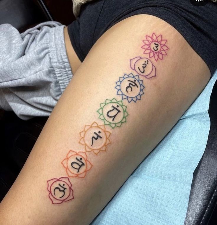 Hình xăm tiếng Phạn cực đẹp tattoo chữ phạn họa tiết cực đẹp