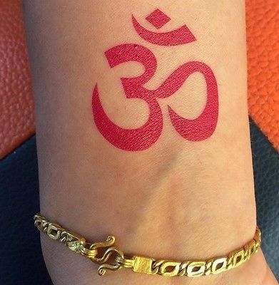 Ý nghĩa hình xăm tiếng Phạn đỏ tattoo chữ phạn màu đỏ ý nghĩa