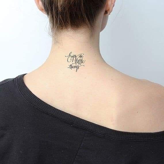 Tổng hợp 666+ hình xăm chữ sau gáy độc lạ và chất lừ - Genztattoo