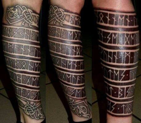 bí ẩn với thiết kế hình xăm cẳng tay theo phong cách rune Top 777+ hình xăm cổ ngữ rune độc lạ và ấn tượng - Genztattoo