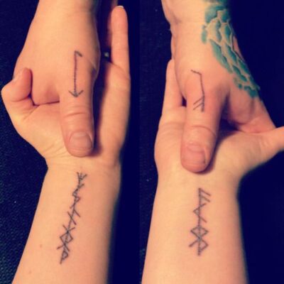 Đặc điểm nghệ thuật của thiết kế hình xăm cổ tay rune Top 777+ hình xăm cổ ngữ rune độc lạ và ấn tượng - Genztattoo