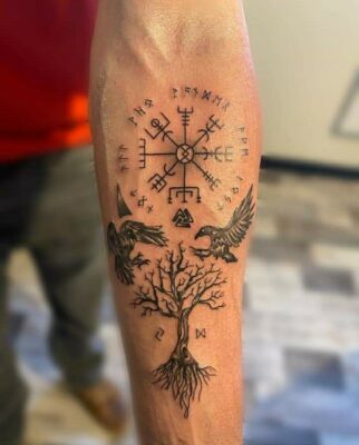 Hình xăm cẳng tay họa tiết rune cổ độc đáo Top 777+ hình xăm cổ ngữ rune độc lạ và ấn tượng - Genztattoo