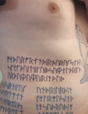 Hãy sáng tạo với hình xăm dương xỉ trên bụng Top 777+ hình xăm cổ ngữ rune độc lạ và ấn tượng - Genztattoo