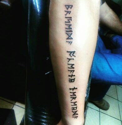 Những kiểu xăm chữ rune mang thông điệp ý nghĩa Top 777+ hình xăm cổ ngữ rune độc lạ và ấn tượng - Genztattoo